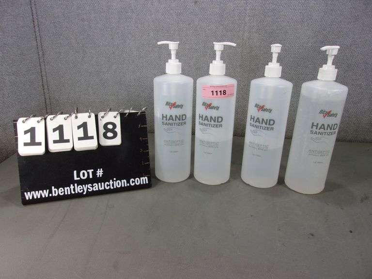 4 RITZ SAFETY ANTISEPTIC 65 ALCOHOL HAND SANITIZER 1 QT. Bentley