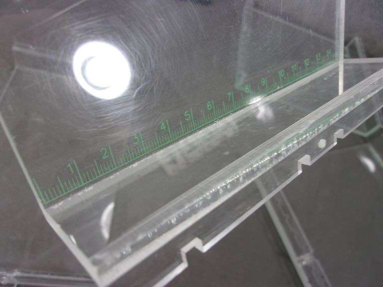 (4) PLASTIC BIO RAD GEL BED INSERTS (FIRE LABEL) Bentley & Associates