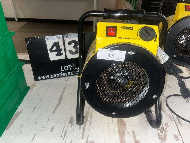 KING PSH 1215T FAN HEATER YELLOW JACKET MINI Bentley & Associates, LLC