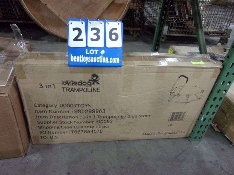 3IN1 OKIEDOG TRAMPOLINE Bentley & Associates, LLC