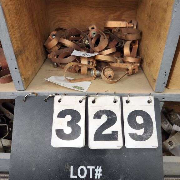 LOT (45) COPPER SWIVEL LOOP HANGERS Bentley & Associates, LLC
