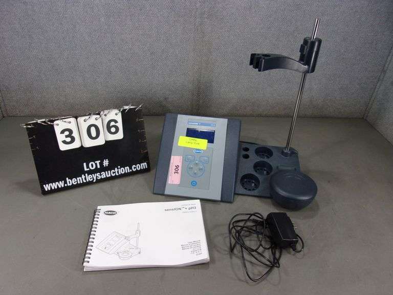 HACH SENSION + PH3 PH METER - S/N 713067 - Bentley & Associates, LLC