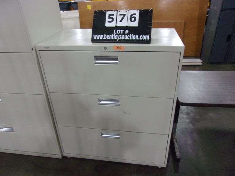HON 3DRAWER HORIZONTAL FILING TAN Bentley & Associates, LLC