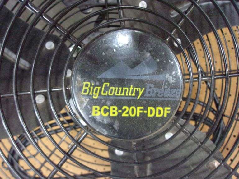 BIG COUNTRY BREEZE BCB20FDDF BLACK 3SPEED FAN 0190367 Bentley