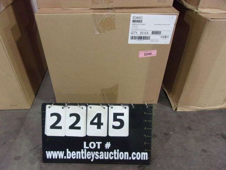 CASE BOX UVEX FUTURA S345C SAFETY GOGGLES CASE BOX 50 GOGGLES