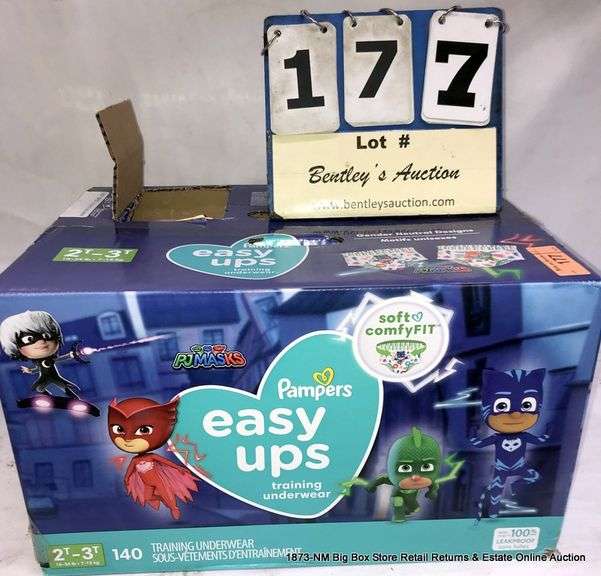 PJ MASKS PAMPERS EASY UPS 1T - 3T, 140 CT. - Bentley & Associates, LLC