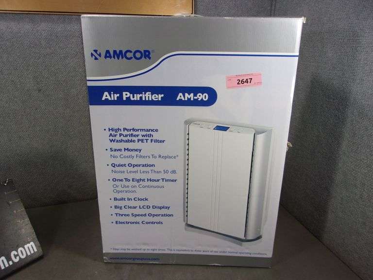 AMCOR AIR PURIFIER AM90 Bentley & Associates, LLC