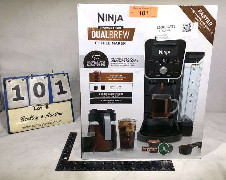 NINJA GROUNDS & PODS DUAL BREW COFFEE MAKER Bentley & Associates, LLC