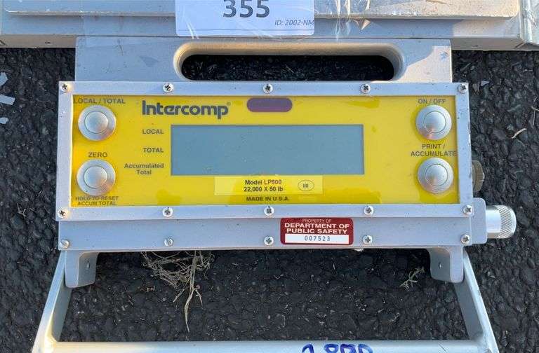 INTERCOMP LP600 22,000 # CAPACITY TIRE SCALE - Bentley & Associates, LLC