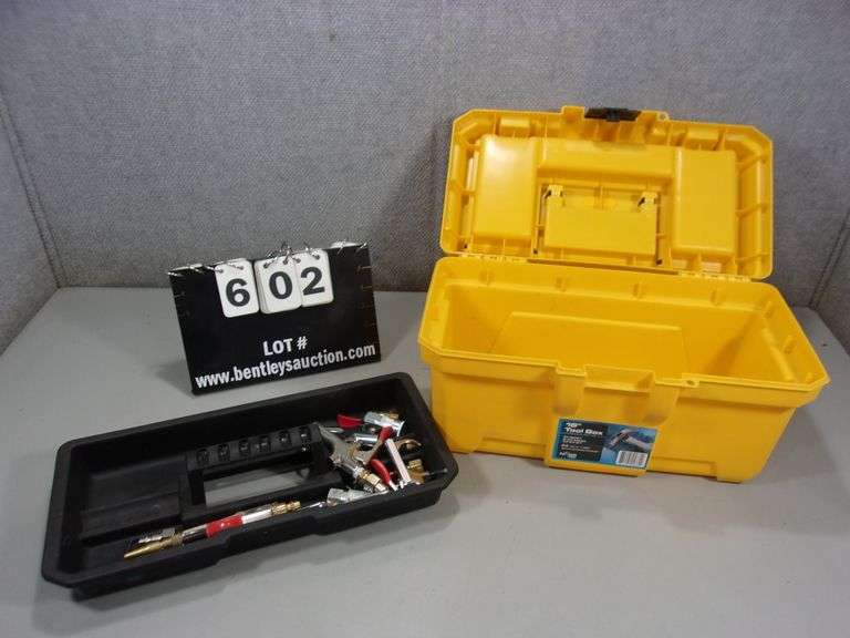YELLOW PLASTIC TOOLBOX AIR HOSE ATTACHMENTS Bentley & Associates, LLC