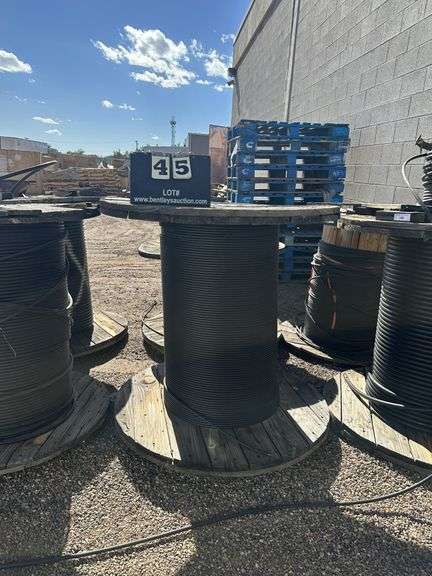 SPOOL: FIBER OPTIC - USED, AS IS, CONTENTS ONLY - Bentley & Associates, LLC