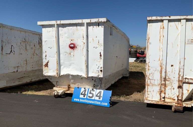 WHITE PAINTED 40 YARD ROLL OFF BOX /REFUSE BOX - Bentley & Associates, LLC