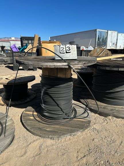 SPOOL: FIBER OPTIC - USED, AS IS, CONTENTS ONLY - Bentley & Associates, LLC