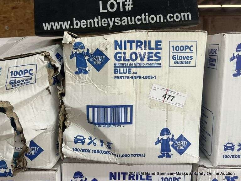 BOX NITRILE GLOVES ONE SIZE FITS ALL Bentley & Associates, LLC