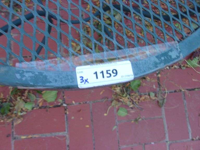 EXPANDED METAL PATIO CHAIRS & TABLE (3X MONEY) Bentley & Associates, LLC