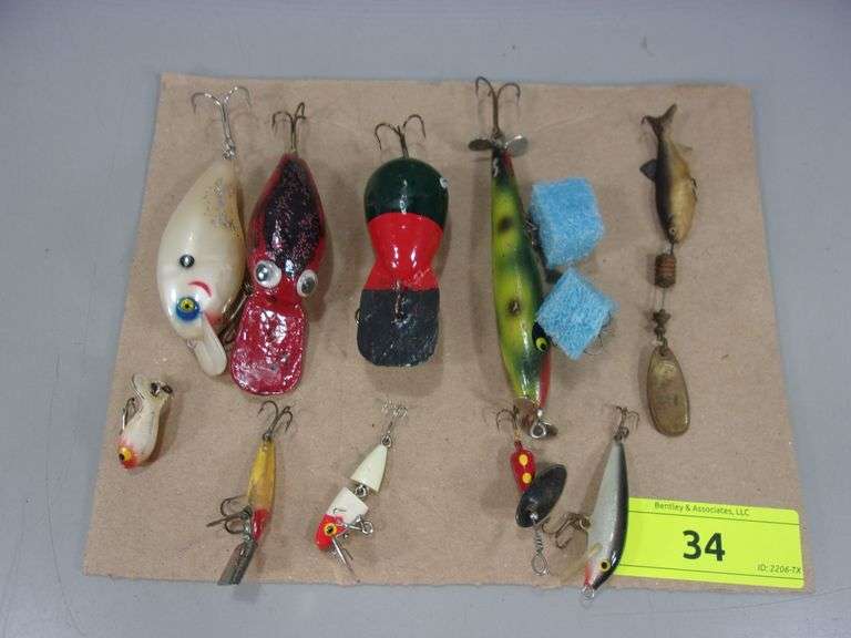 LOT (10) ASSORTED FISHING HOOKS Bentley & Associates, LLC