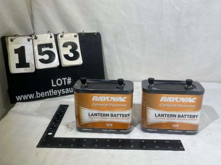 RAYOVAC 12V LANTERN BATTERY W/ SCREW TERMINALS (2X MONEY) Bentley