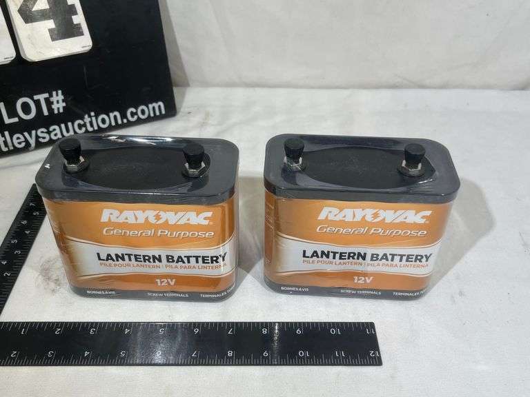 RAYOVAC 12V LANTERN BATTERY W/ SCREW TERMINALS (2X MONEY) Bentley