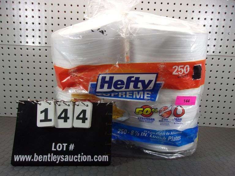 HEFTY SUPREME 250 87/8" LUNCH PLATES Bentley & Associates, LLC