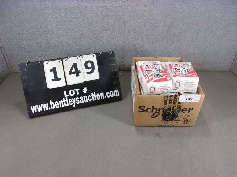 BOX ASSORTED VIKING NOB STAPLES (CABLE STAPLES) Bentley & Associates