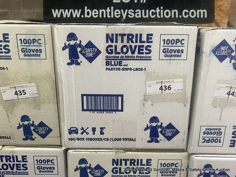 BOX NITRILE GLOVES ONE SIZE FITS ALL Bentley & Associates, LLC
