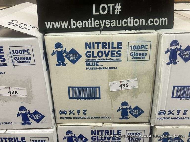 BOX NITRILE GLOVES ONE SIZE FITS ALL Bentley & Associates, LLC
