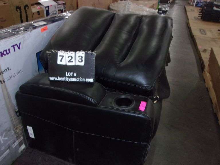 BLACK LEATHER ELECTRIC RECLINER BROKEN Bentley & Associates, LLC