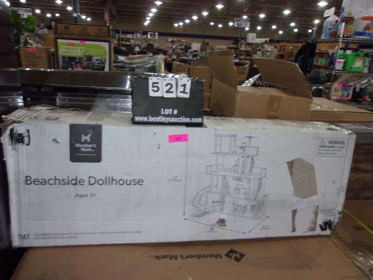 MEMBERS MARK BEACHSIDE DOLL HOUSE, 59" X 29.5" X 54" Bentley