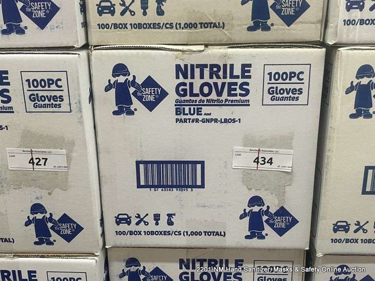 BOX NITRILE GLOVES ONE SIZE FITS ALL Bentley & Associates, LLC