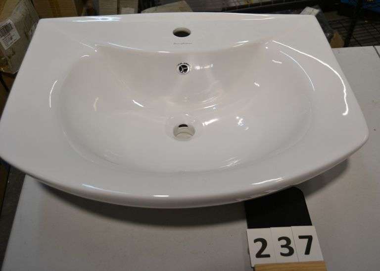 Swiss Madison Chateau Pedestal Sink, No Pedestal, Sink Only, 25.5" x 19