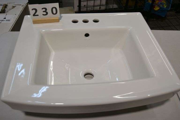 Kohler Archer Pedestal Lavatory Basin, No Pedestal, Sink Only, 24" x 20