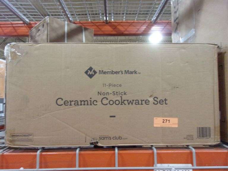 MEMBER'S MARK 11PIECE CERAMIC COOKWARE SET Bentley & Associates, LLC