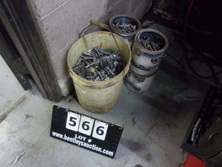 SCRAP LEAD WHEEL WEIGHTS 1 5GAL., 4 1GAL. (5X MONEY) Bentley