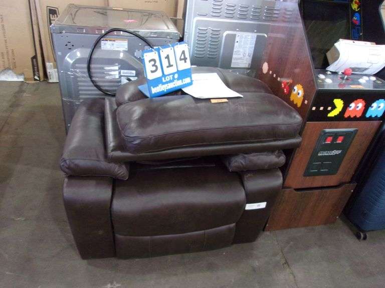 MEMBER'S MARK LIVINGSTON LEATHER GLIDER RECLINER DAMAGED Bentley & Associates, LLC