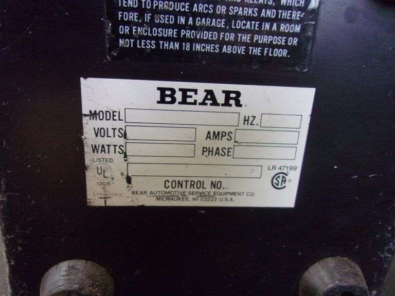 BEAR ON THE CAR TIRE BALANCER STROBE LIGHT Bentley & Associates, LLC