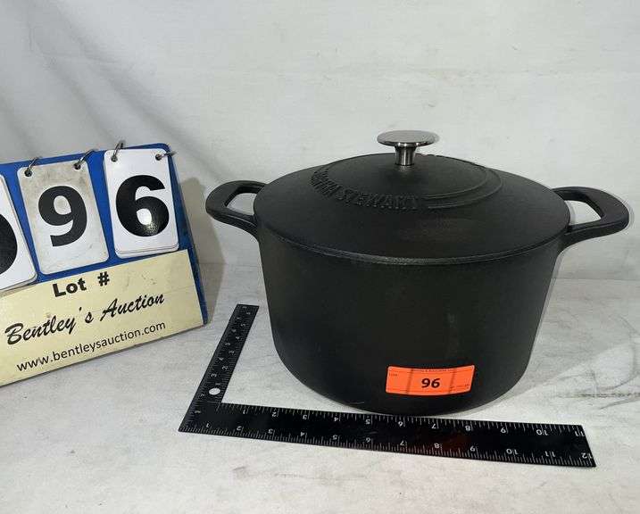 MARTHA STEWART ENAMELED CAST IRON COOKWARE POT Bentley & Associates, LLC