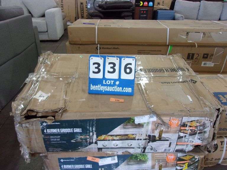 MEMBER'S MARK 4BURNER GRIDDLE/ GRILL Bentley & Associates, LLC