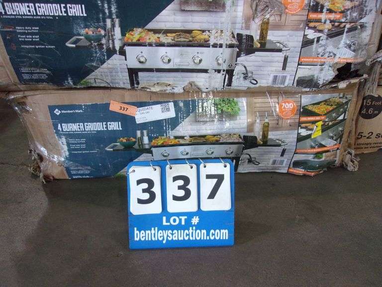 MEMBER'S MARK 4BURNER GRIDDLE/ GRILL Bentley & Associates, LLC