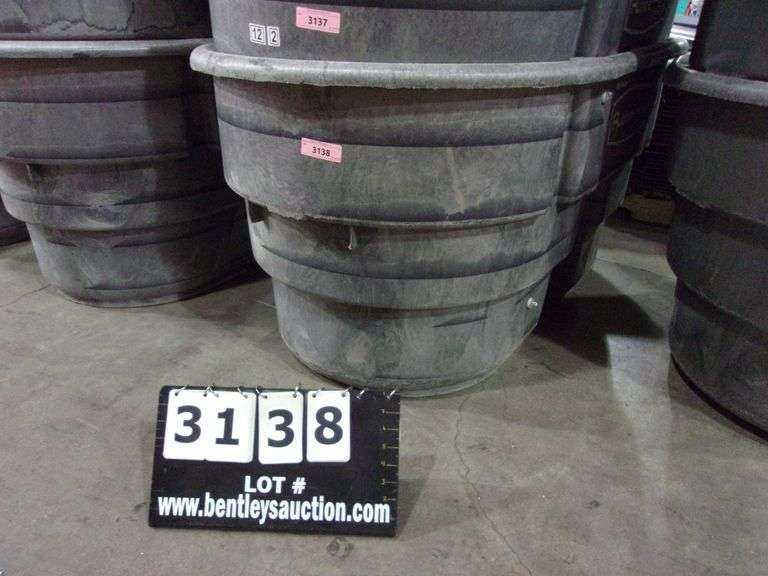 RUBBERMAID 100GALLON GREY TUB/WATER TROUGH Bentley & Associates, LLC