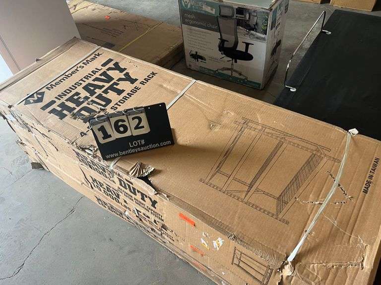 MEMBER'S MARK INDUSTRIAL HEAVY DUTY 4SHELF STORAGE RACK 9802I3897 Bentley & Associates, LLC