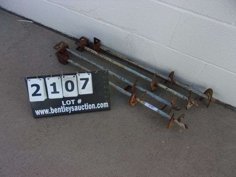 LOT (4) AUGER TYPE GROUND ANCHORS Bentley & Associates, LLC