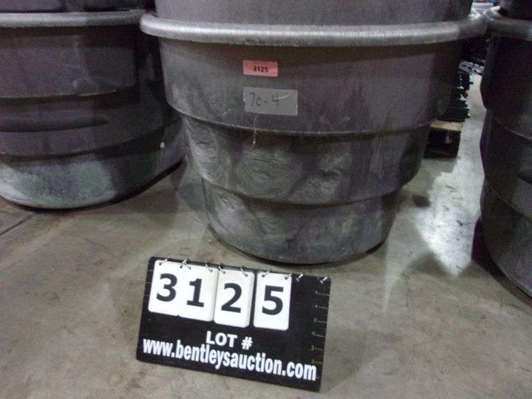 RUBBERMAID 70GALLON GRAY TUB/WATER TROUGH Bentley & Associates, LLC