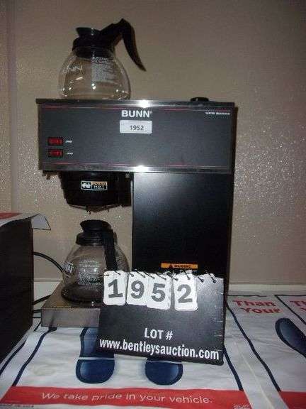 BUNN VPR SERIES COFFEE MAKER - Bentley &amp; Associates, LLC