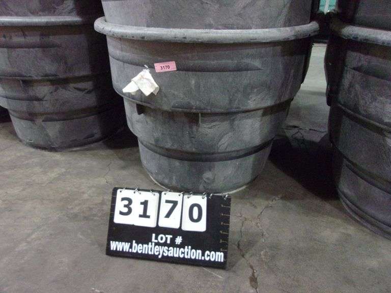 RUBBERMAID 100GALLON GREY TUB/WATER TROUGH Bentley & Associates, LLC