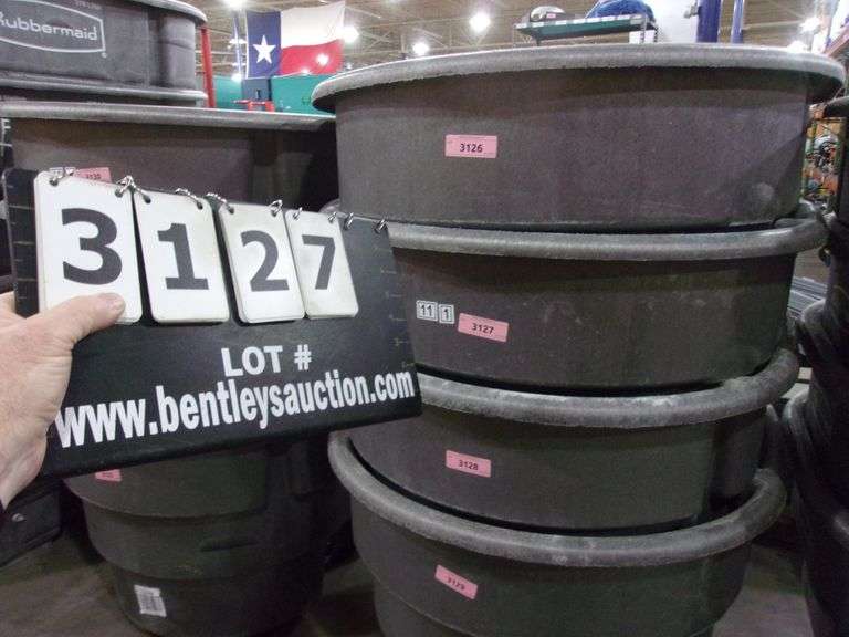 RUBBERMAID 70GALLON GRAY TUB/WATER TROUGH Bentley & Associates, LLC