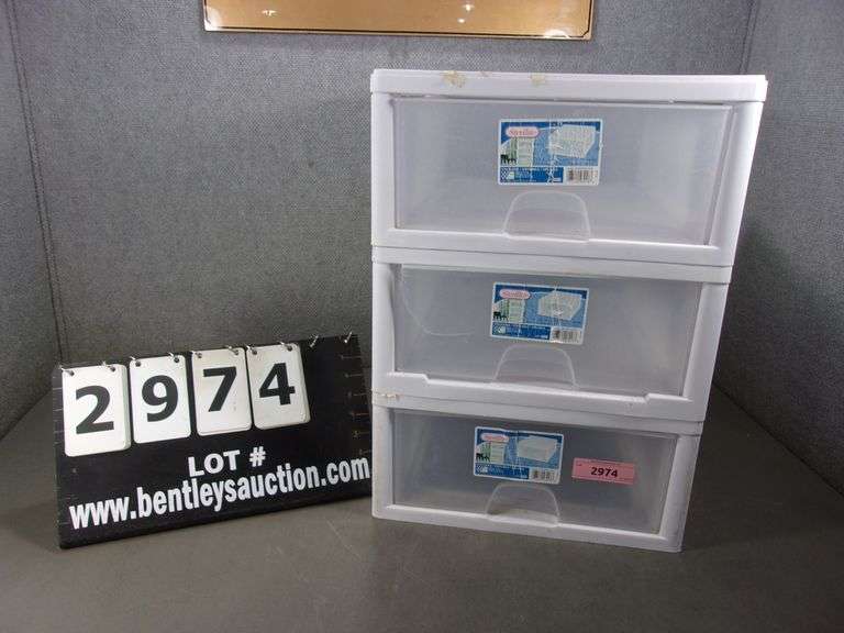 STERILITE STACKABLE PLASTIC DRAWERS Bentley & Associates, LLC