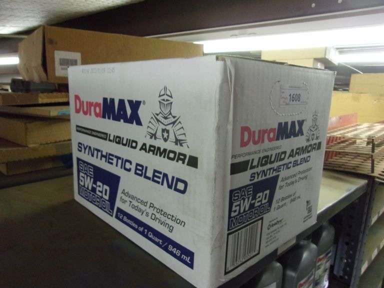 CASE OF DURAMAX LIQUID ARMOR, SYNTHETIC BLEND 5W20 MOTOR OIL Bentley