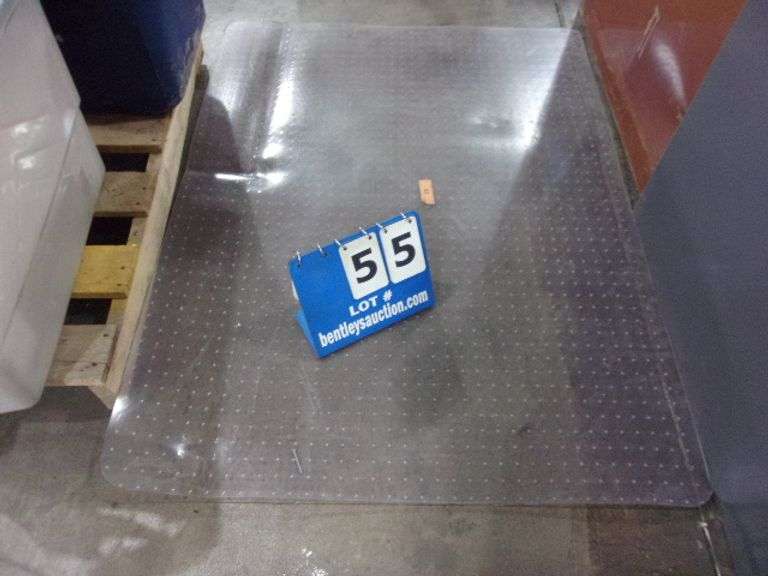 CLEAR PLASTIC CARPET MAT FOR ROLLING CHAIRS Bentley & Associates, LLC