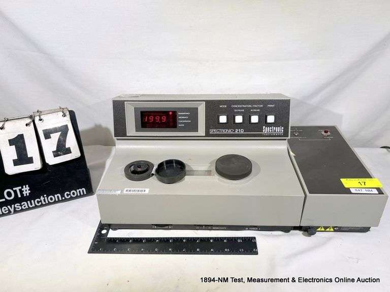 SPECTRONIC INSTRUMENTS SPECTRONIC 21D CONSOLE - Bentley & Associates, LLC