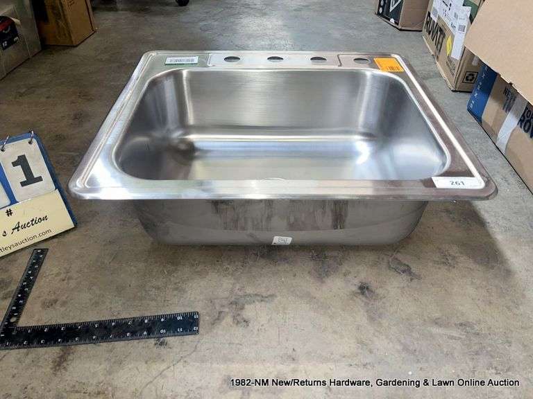 GLACIER BAY STAINLESS SINK BOX OPENED Bentley & Associates, LLC